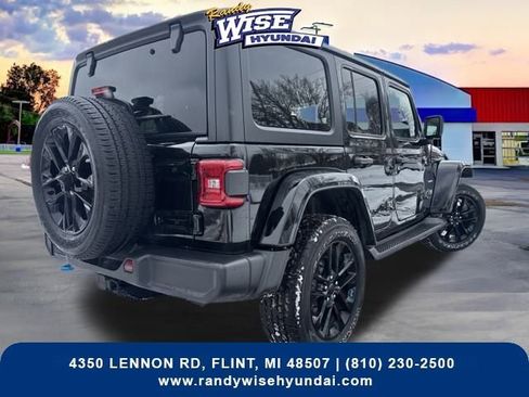 Used 2022 Jeep Wrangler Unlimited Sahara 4xe w/ Cold Weather Group image 8