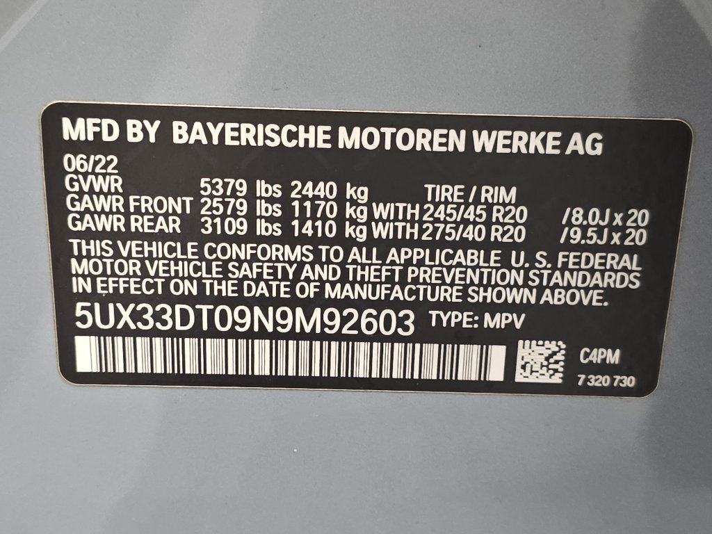 Certified 2022 BMW X4 xDrive30i w/ M Sport Package 2 AWD/4WD image 34