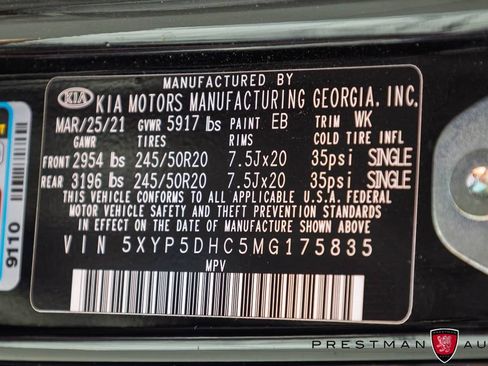 Used 2021 Kia Telluride SX w/ Nightfall Edition Package AWD/4WD image 50