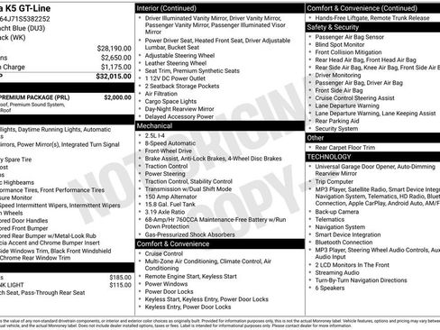 Used 2025 Kia K5 GT-Line w/ GT-Line Premium Package FWD image 11