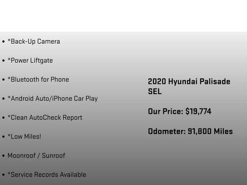 Used 2020 Hyundai Palisade SEL w/ Convenience Package FWD image 18