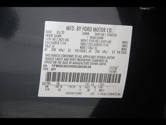 Certified 2022 Ford Explorer XLT w/ Equipment Group 202A AWD/4WD image 24