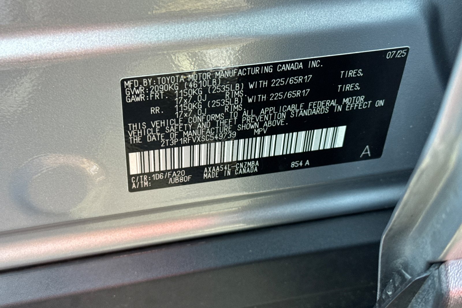 Certified 2025 Toyota RAV4 XLE w/ Convenience Package AWD/4WD image 31
