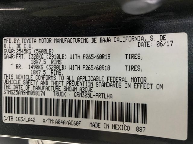 Certified 2017 Toyota Tacoma Limited w/ Tow Package AWD/4WD image 24