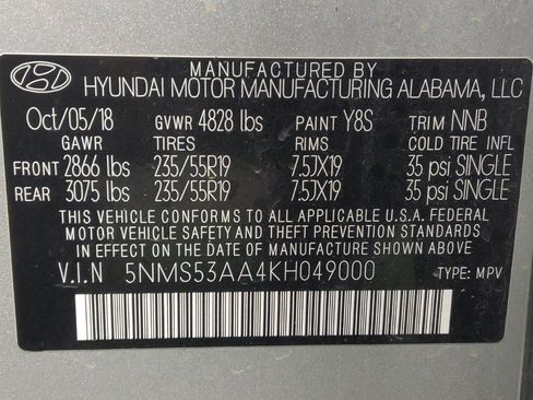 Used 2019 Hyundai Santa Fe FWD image 33
