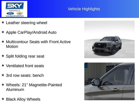 New 2026 Ford Explorer ST w/ Sun And Sound Package image 30