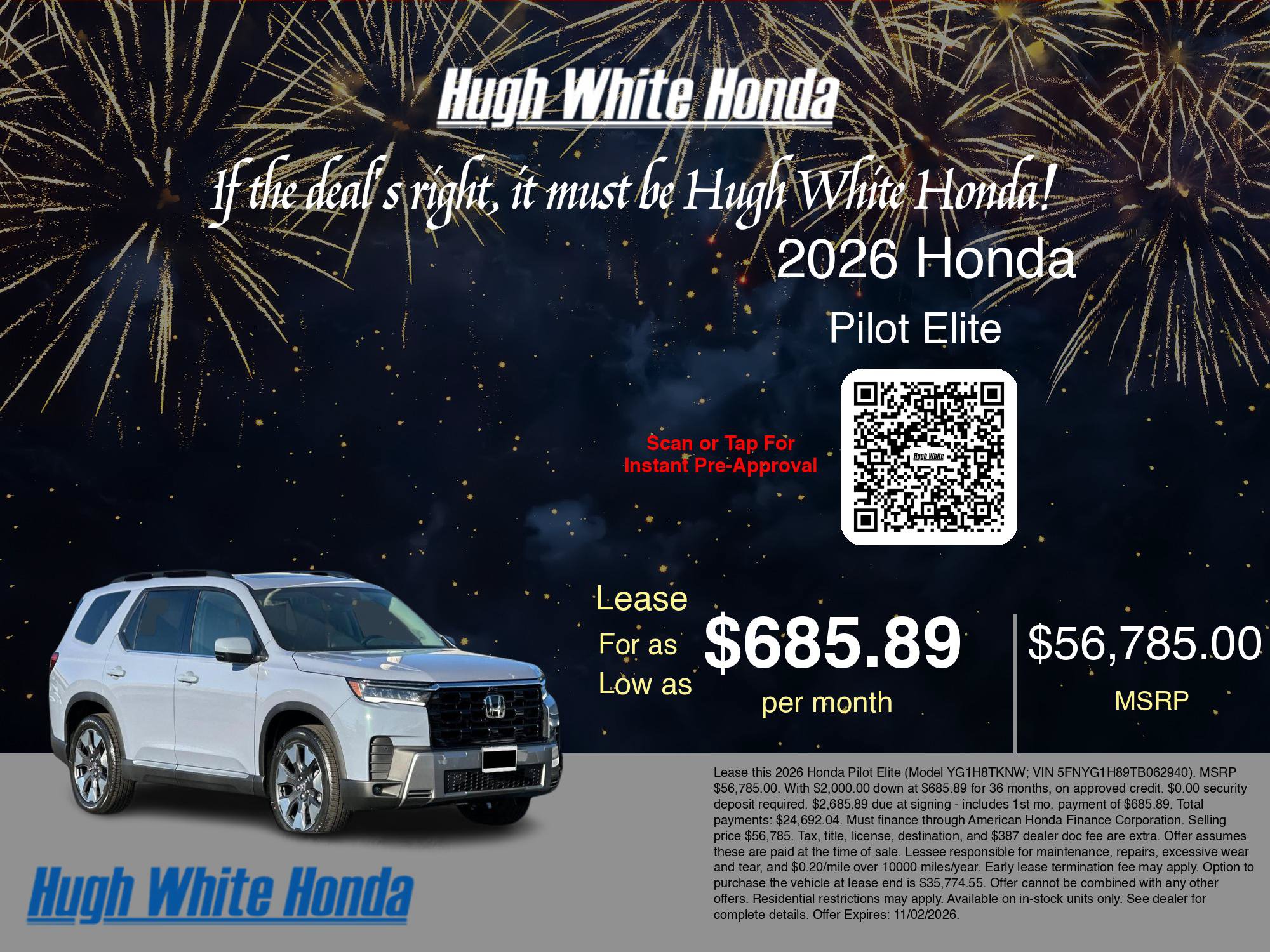 New 2026 Honda Pilot Elite image 5
