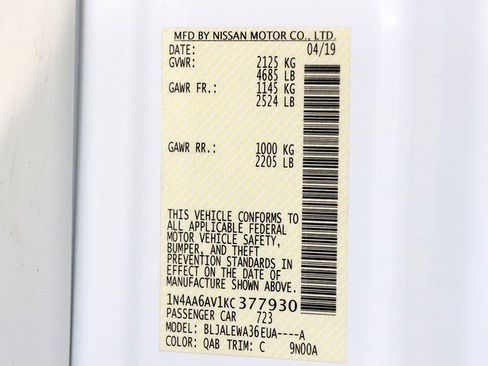 Used 2019 Nissan Maxima 3.5 SL image 38