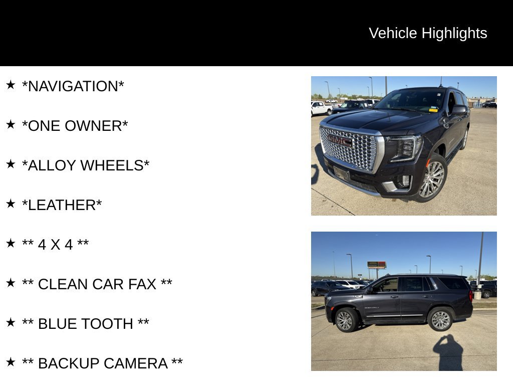 Used 2024 GMC Yukon Denali w/ Advanced Technology Package AWD/4WD image 4