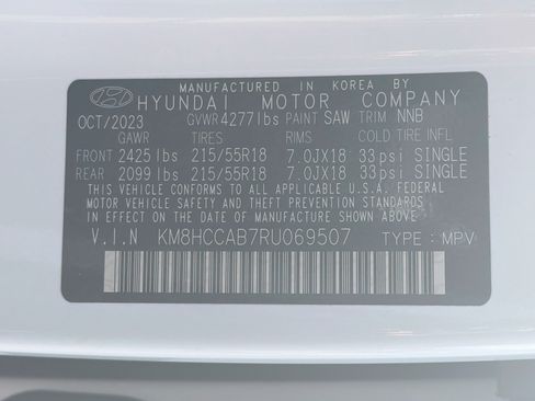 Used 2024 Hyundai Kona SEL w/ Convenience Package AWD/4WD image 12