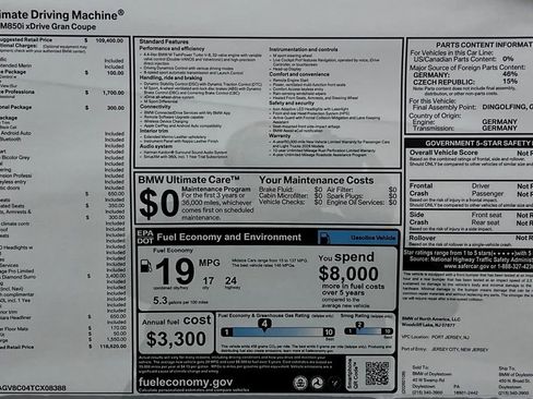 New 2026 BMW M850i xDrive M850i xDrive Gran Coupe image 16
