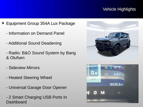 Used 2023 Ford Bronco Wildtrak AWD/4WD image 12