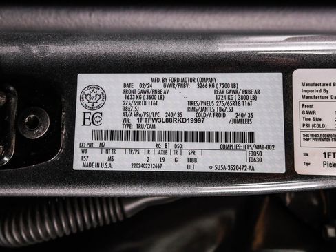 Used 2024 Ford F150 XLT w/ Tow/Haul Package image 55