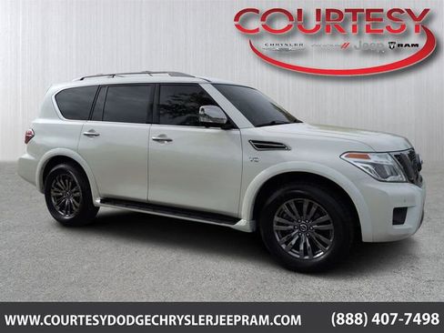 Used 2019 Nissan Armada Platinum w/ Captain's Chairs Package AWD/4WD image 1