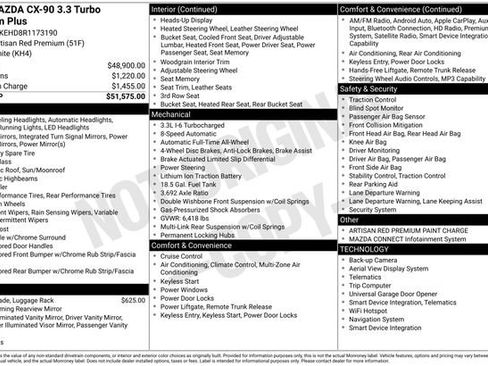Used 2024 MAZDA CX-90 3.3 Turbo w/ Premium Plus Pkg image 11