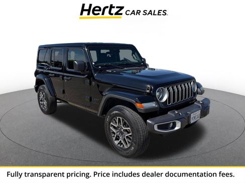Used 2025 Jeep Wrangler Unlimited Sahara AWD/4WD image 1
