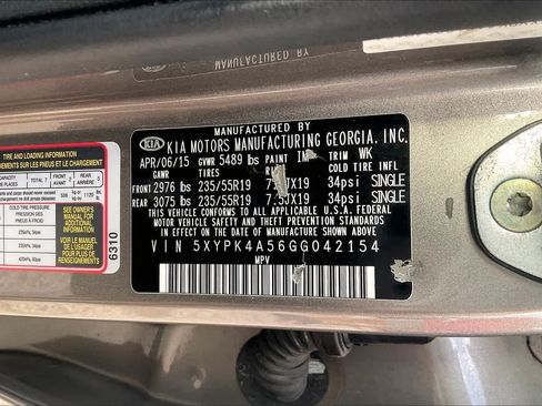 Used 2016 Kia Sorento SX w/ SXL Technology Package FWD image 35