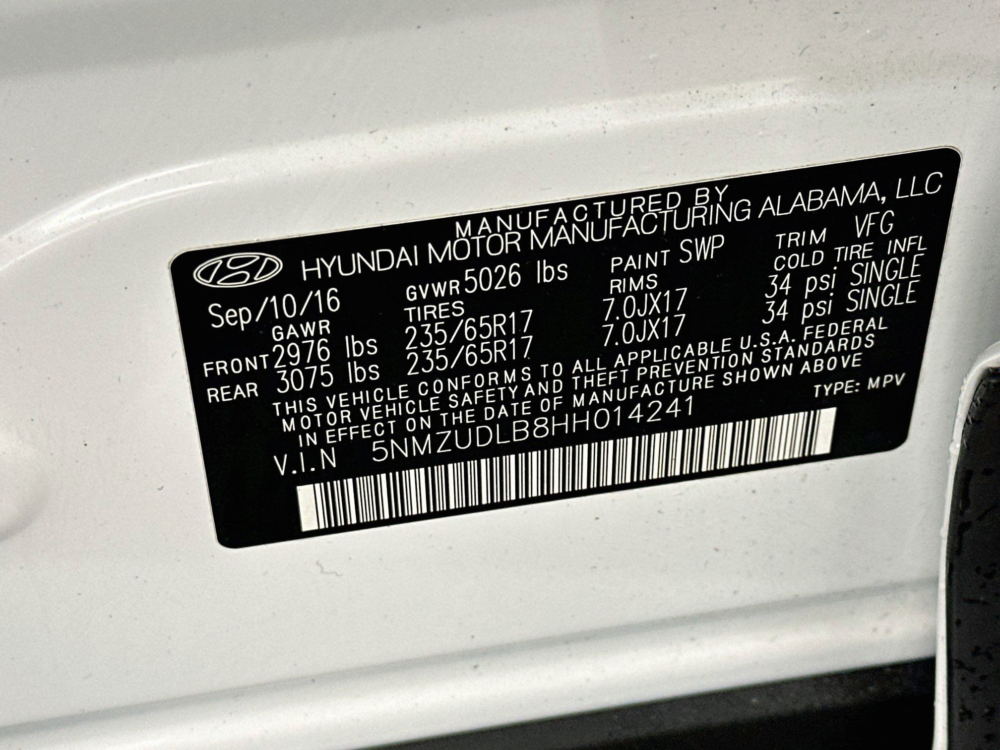 Used 2017 Hyundai Santa Fe Sport AWD/4WD image 12