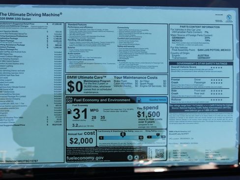 Used 2026 BMW 330i Sedan w/ M Sport Package RWD image 35
