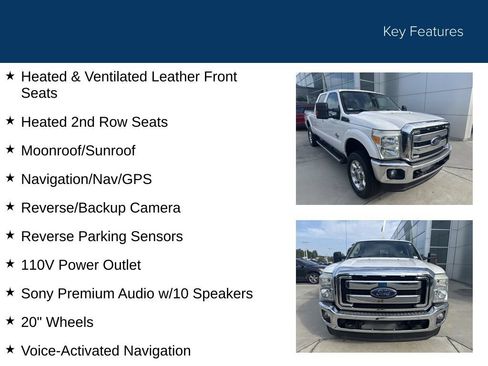 Used 2016 Ford F350 Lariat w/ Lariat Ultimate Package AWD/4WD image 39