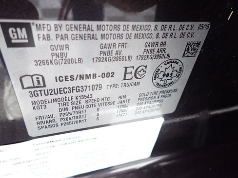 Used 2015 GMC Sierra 1500 SLE AWD/4WD image 38