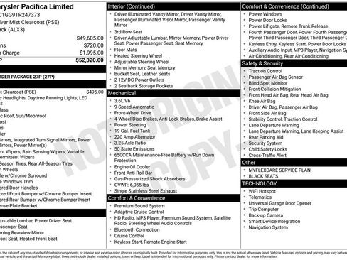 New 2026 Chrysler Pacifica Limited FWD image 7