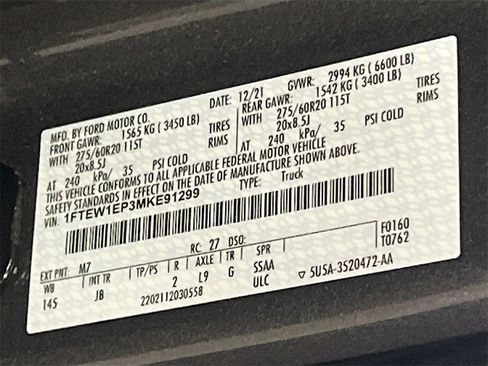 Used 2021 Ford F150 XL w/ STX Appearance Package image 30