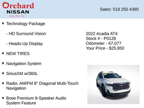 Used 2022 GMC Acadia AT4 AWD/4WD image 7