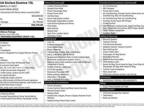 Used 2020 Buick Enclave Essence image 15