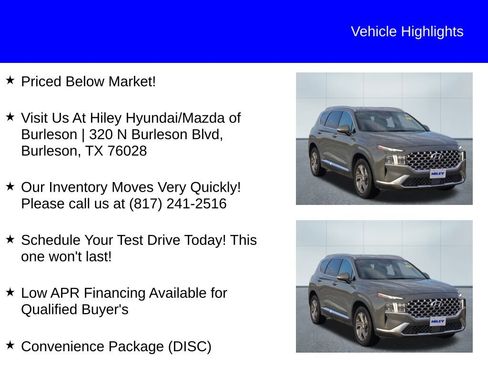 Certified 2022 Hyundai Santa Fe SEL w/ Convenience Package image 11