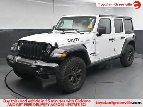 Used 2021 Jeep Wrangler Unlimited Sport image 1