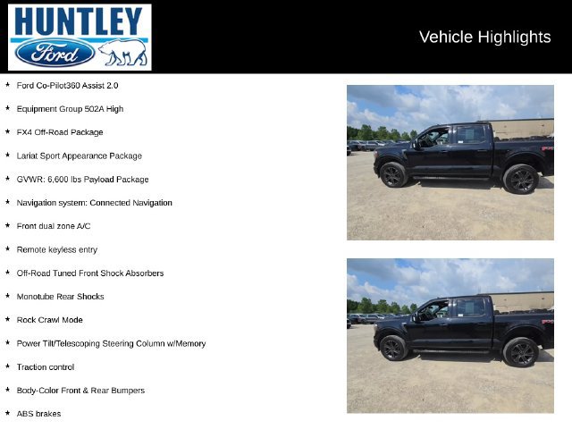 Used 2023 Ford F150 Lariat w/ Equipment Group 502A High AWD/4WD image 2
