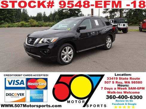 Used 2018 Nissan Pathfinder SL w/ SL Premium Package AWD/4WD image 3