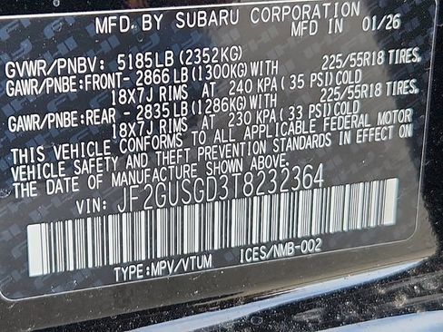 New 2026 Subaru Crosstrek 2.5i Sport image 19