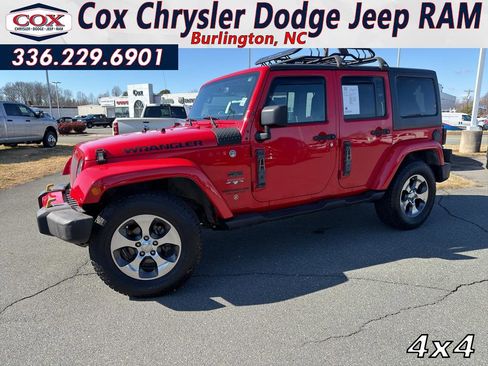 Used 2017 Jeep Wrangler Unlimited Sahara image 1