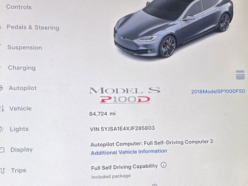 Used 2018 Tesla Model S P100D image 10