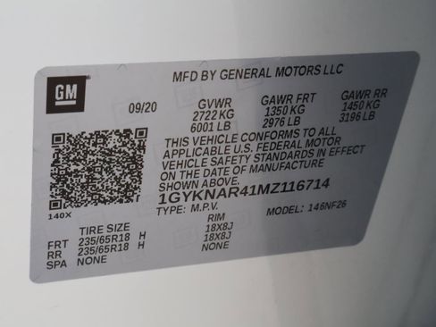Used 2021 Cadillac XT5 Luxury w/ LPO, Floor Liner Package FWD image 19