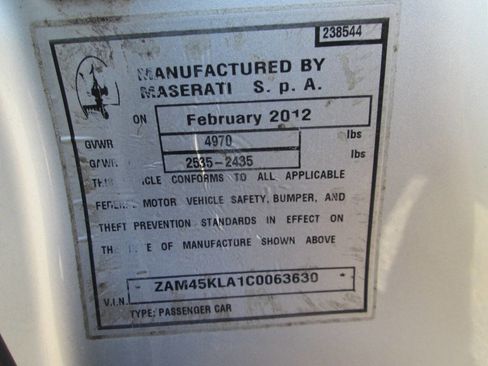 Used 2012 Maserati GranTurismo S image 29