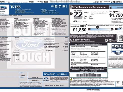 Used 2021 Ford F150 XLT w/ Equipment Group 302A High RWD image 29