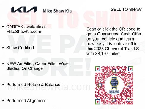 Used 2025 Chevrolet Trax LS w/ LS Convenience Package FWD image 12