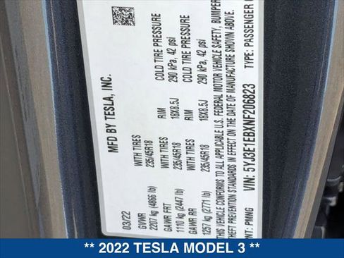 Used 2022 Tesla Model 3 Long Range AWD/4WD image 22