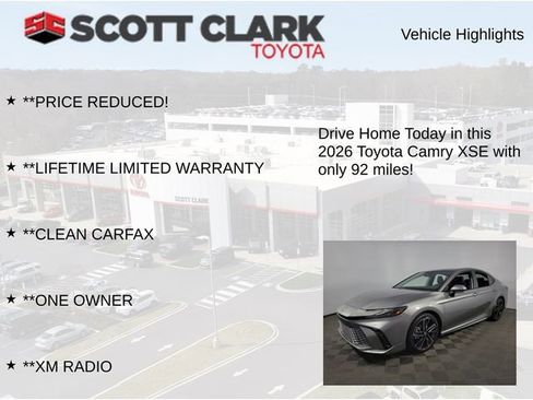 Used 2026 Toyota Camry XSE FWD image 12