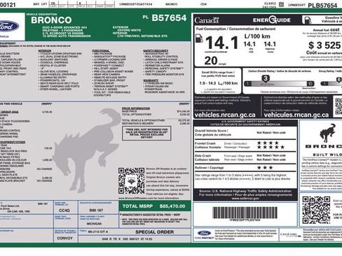 Used 2023 Ford Bronco Wildtrak AWD/4WD image 3