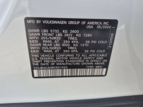 Used 2024 Volkswagen Atlas SE FWD image 26