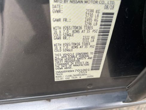 Used 2019 Nissan Frontier SV image 17