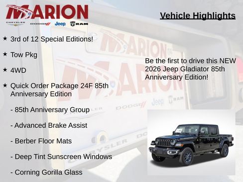 New 2026 Jeep Gladiator Sport AWD/4WD image 5