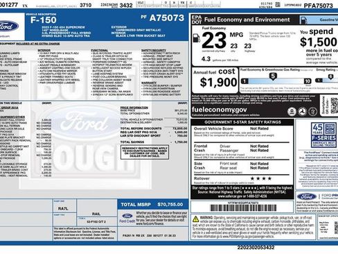 Used 2023 Ford F150 Lariat AWD/4WD image 3