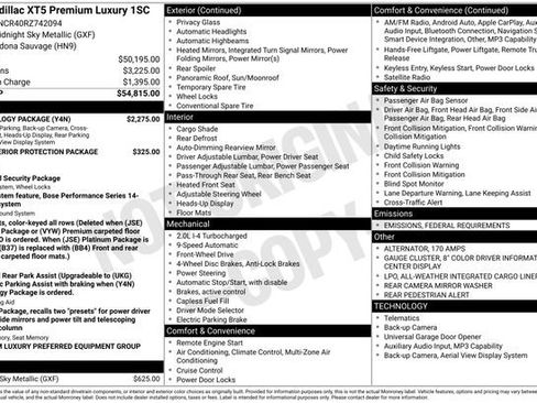 Used 2024 Cadillac XT5 Premium Luxury w/ Technology Package image 2