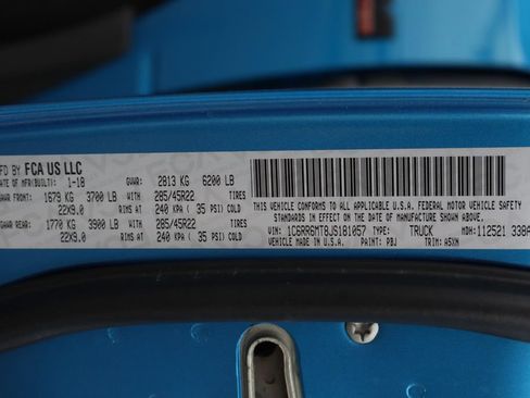 Used 2018 RAM 1500 Sport w/ Hydro Blue Sport Package RWD image 54