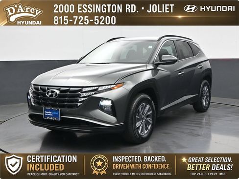 Certified 2022 Hyundai Tucson Blue w/ Cargo Package AWD/4WD image 1